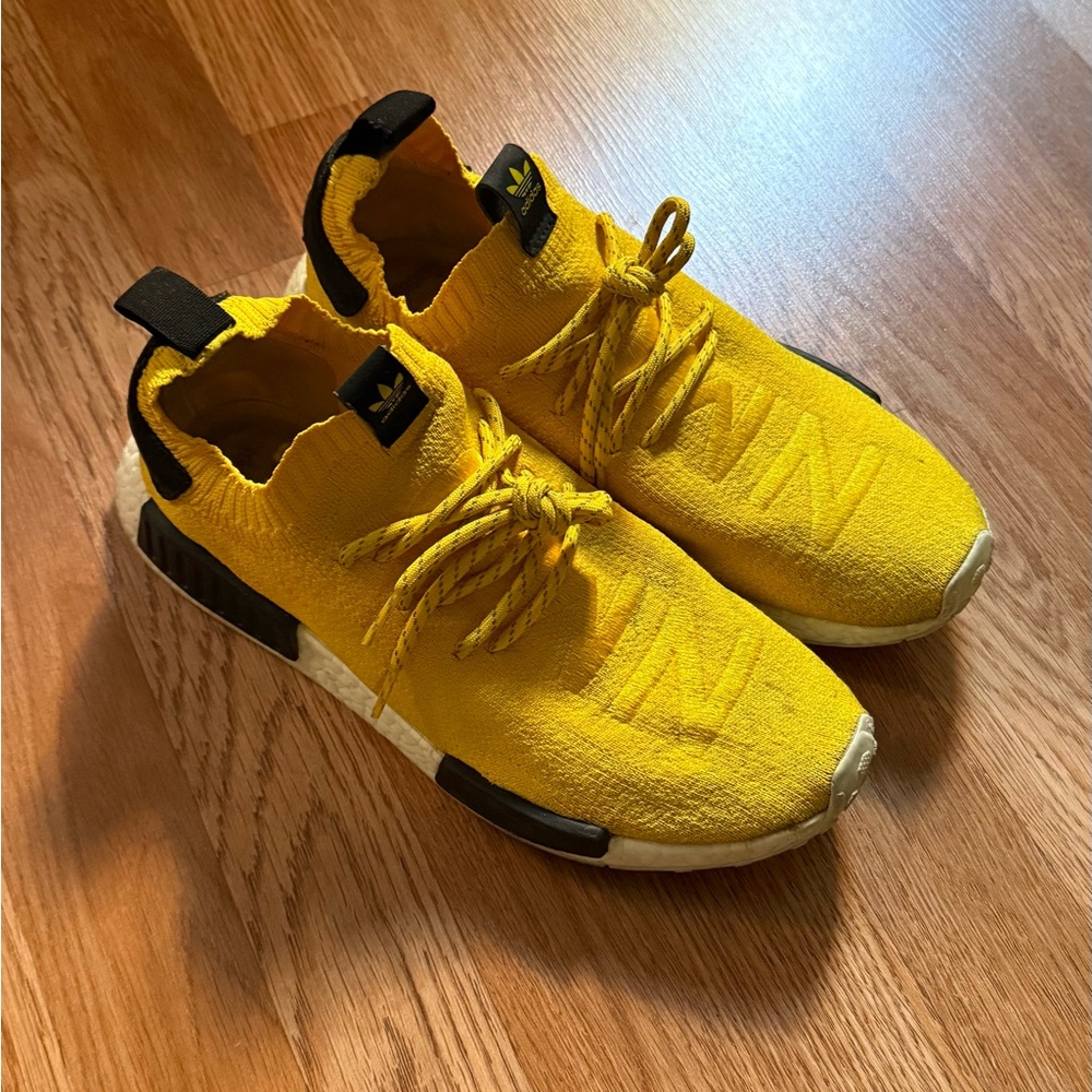 Adidas NMD Yellow and Black Sneakers
